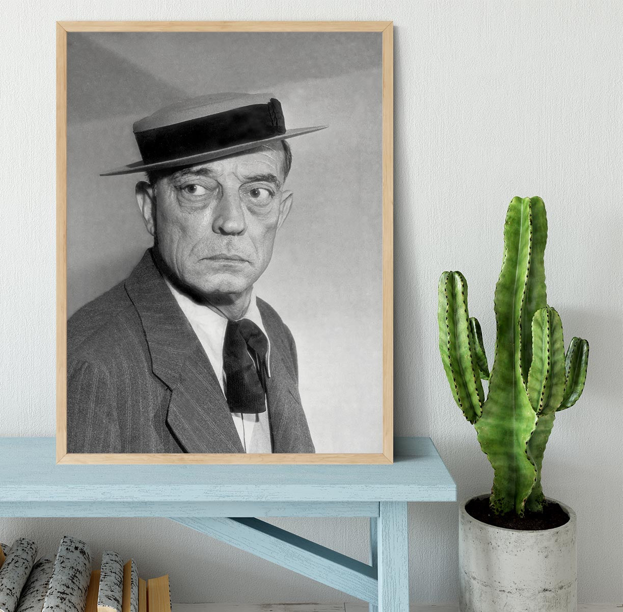 Buster Keaton Framed Print - Canvas Art Rocks - 4