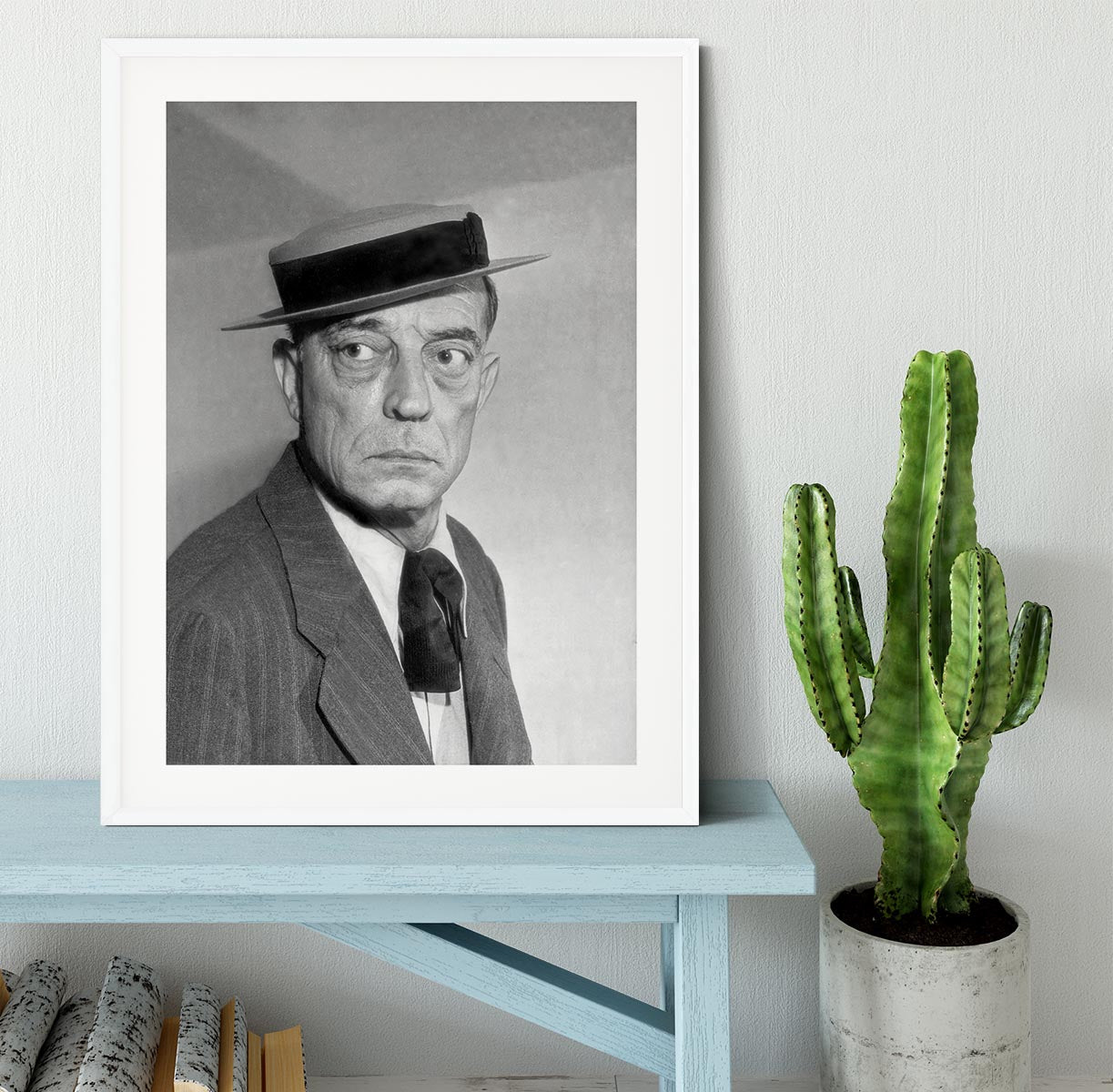 Buster Keaton Framed Print - Canvas Art Rocks - 5