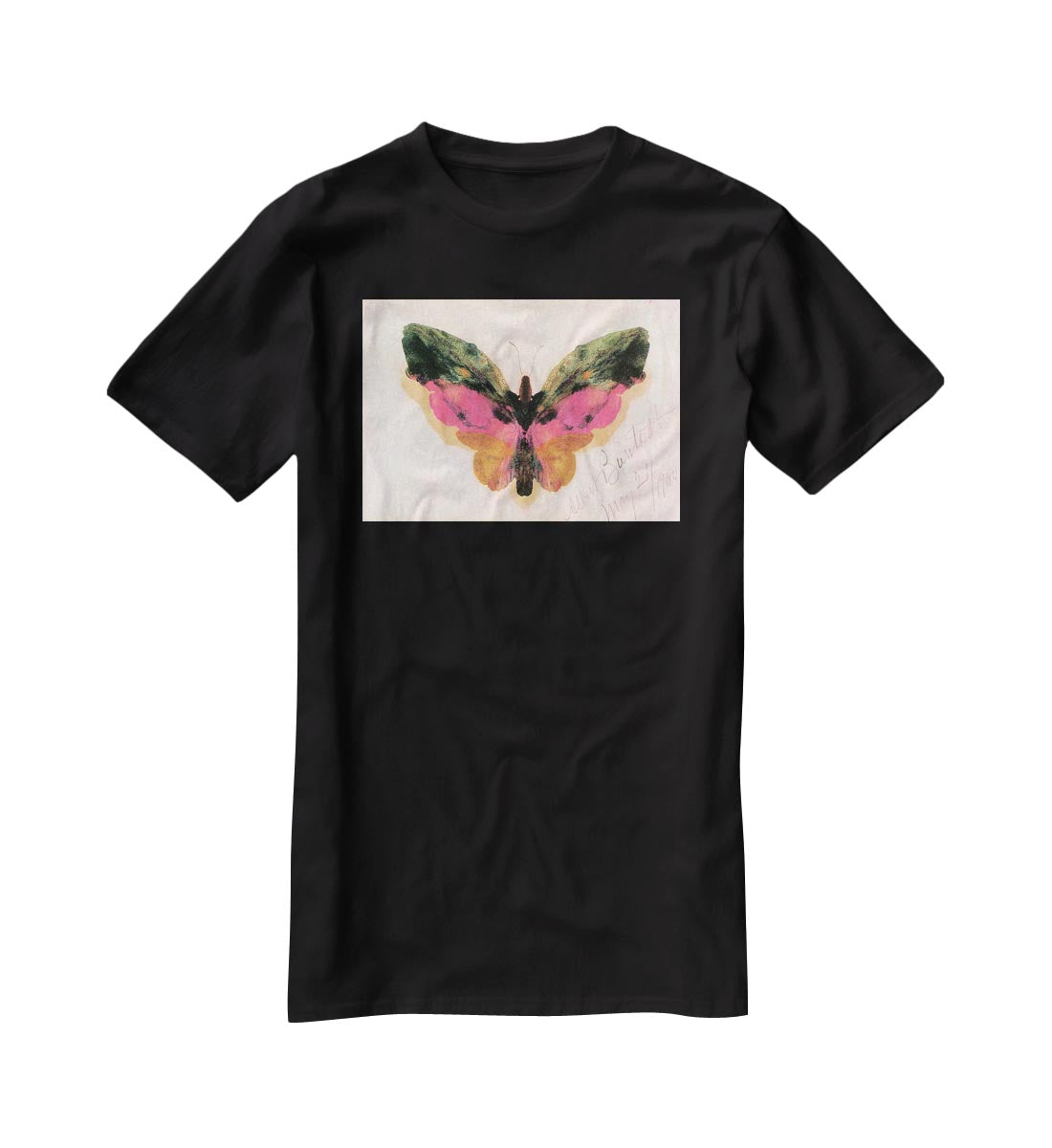 Butterfly by Bierstadt T-Shirt - Canvas Art Rocks - 1