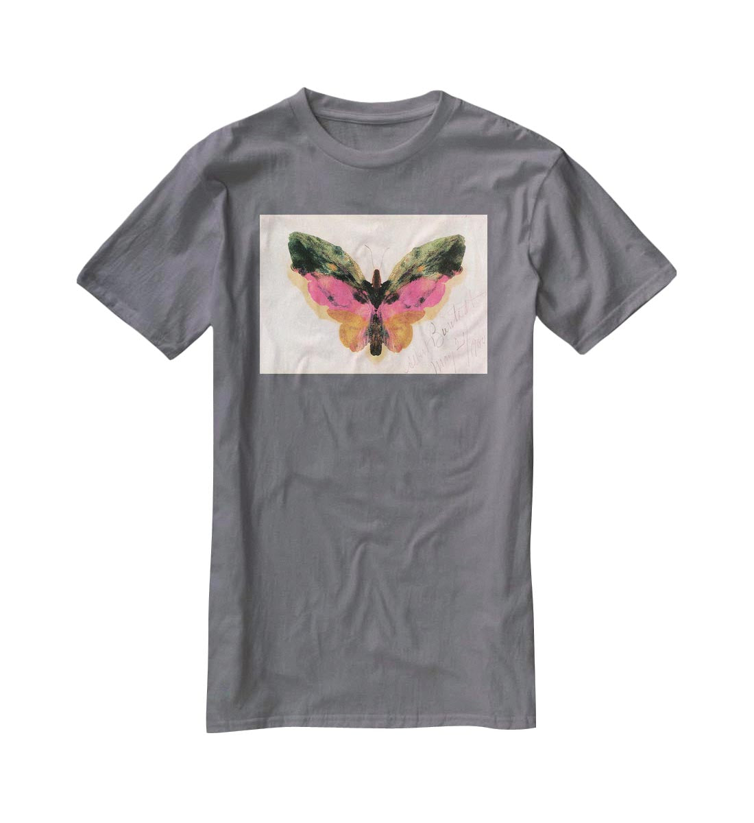 Butterfly by Bierstadt T-Shirt - Canvas Art Rocks - 3