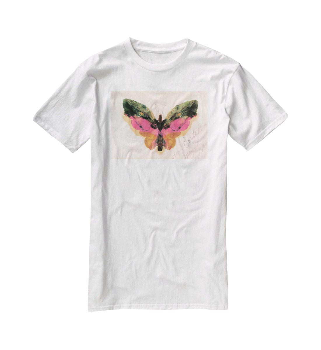 Butterfly by Bierstadt T-Shirt - Canvas Art Rocks - 5