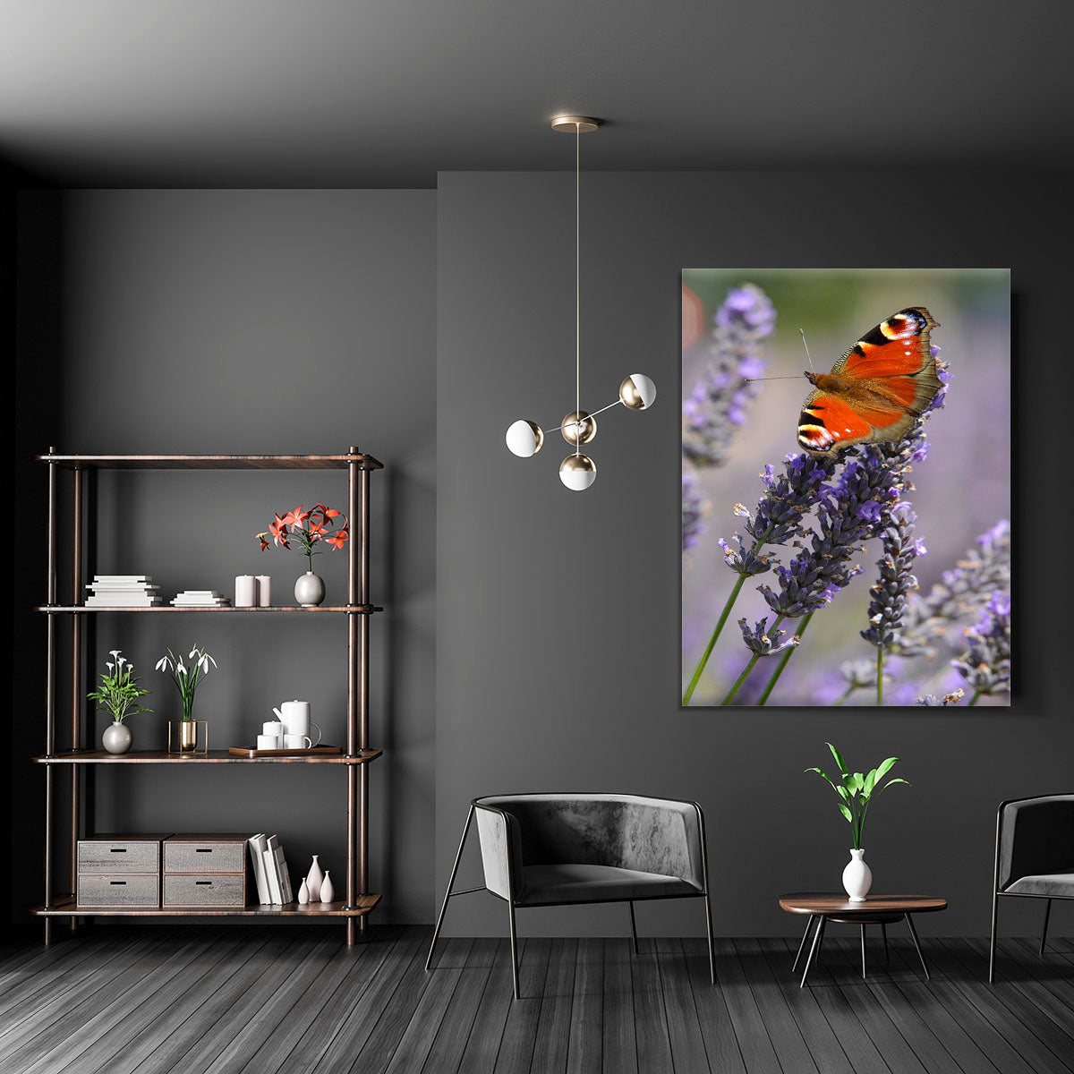 Butterfly on Lavender Canvas Print or Poster - Canvas Art Rocks - 5