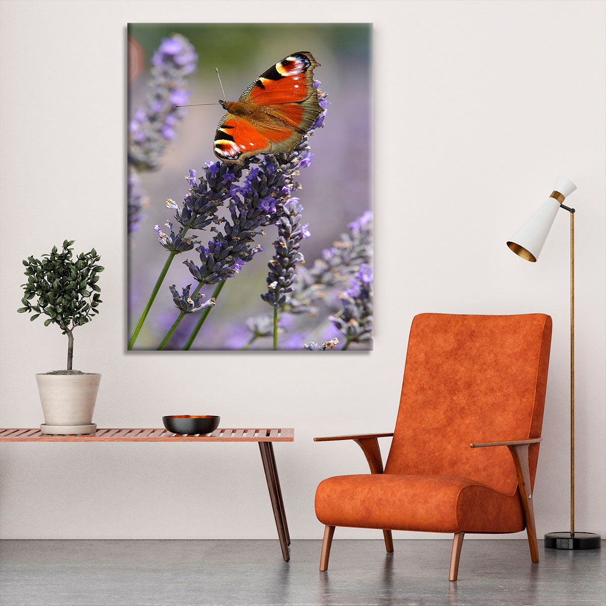 Butterfly on Lavender Canvas Print or Poster - Canvas Art Rocks - 6