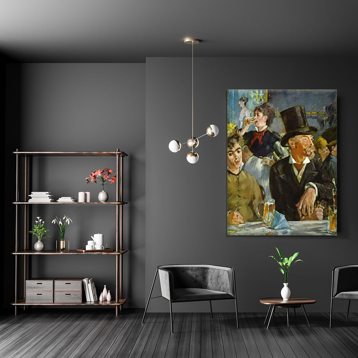 Cafe Concert by Manet Canvas Print or Poster - Canvas Art Rocks - 5