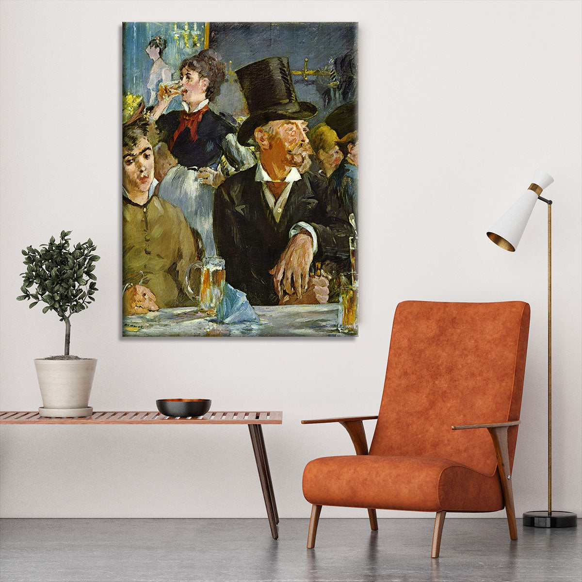 Cafe Concert by Manet Canvas Print or Poster - Canvas Art Rocks - 6