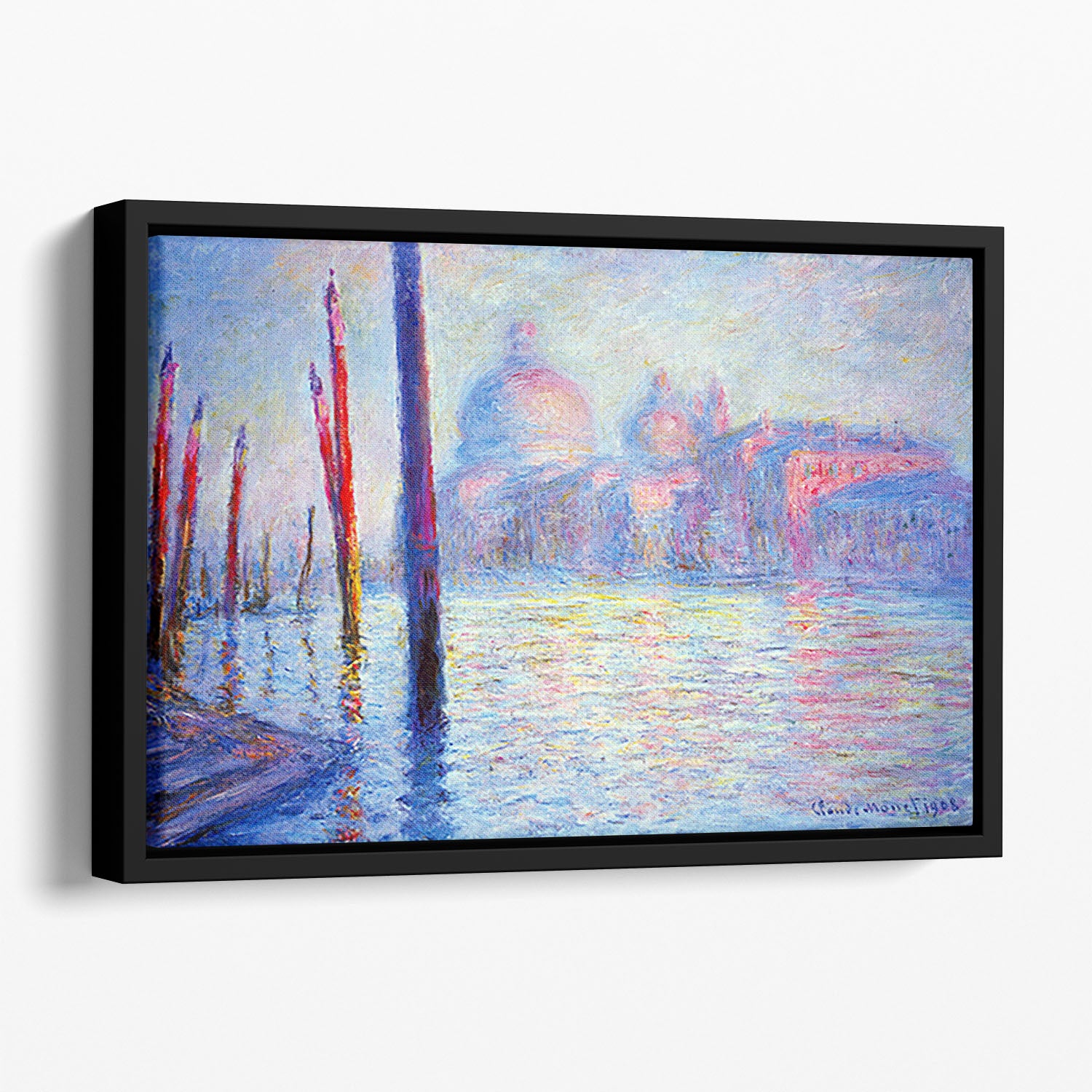 Canal Grand by Monet Floating Framed Canvas