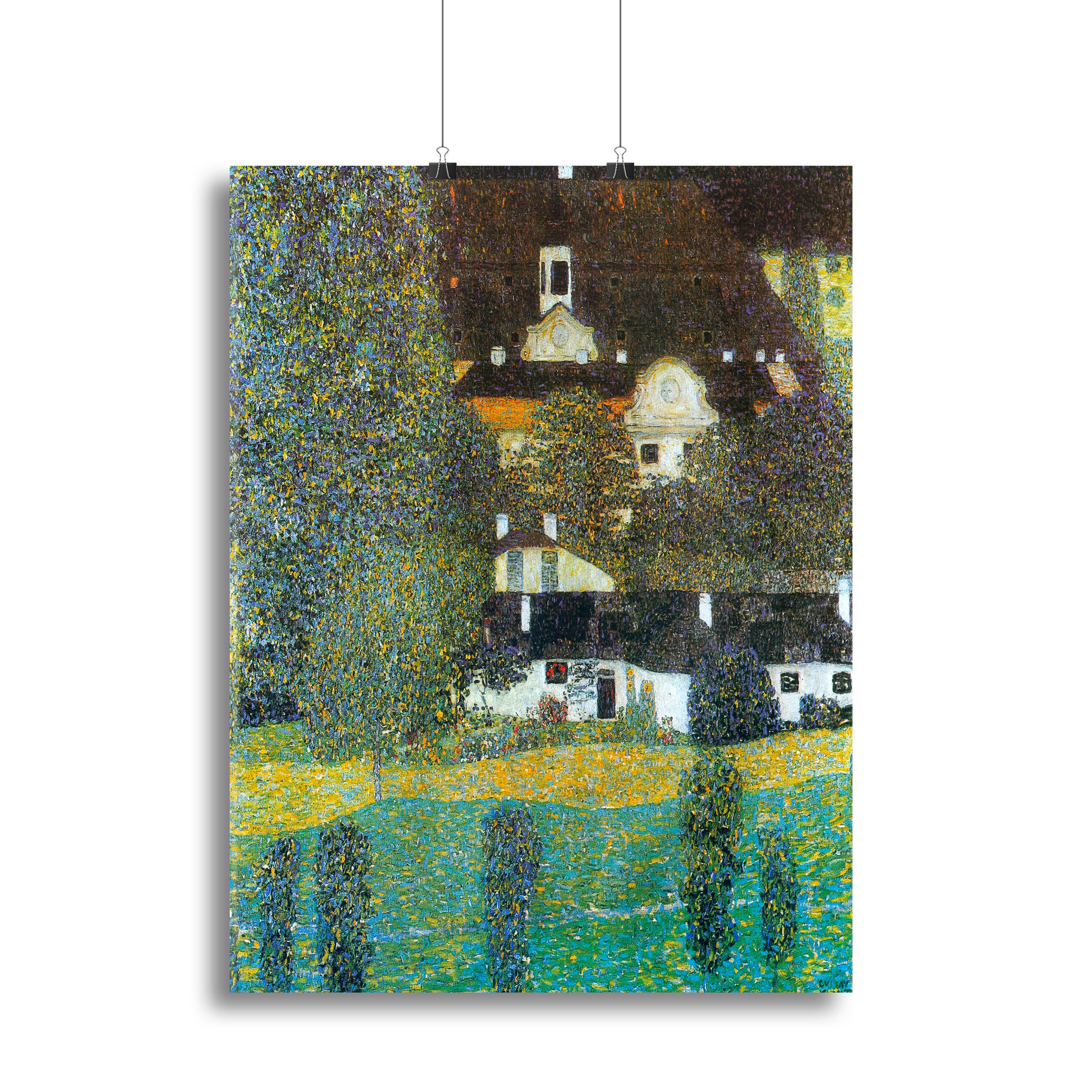 Castle Chamber at Attersee II by Klimt Canvas Print or Poster - Canvas Art Rocks - 2