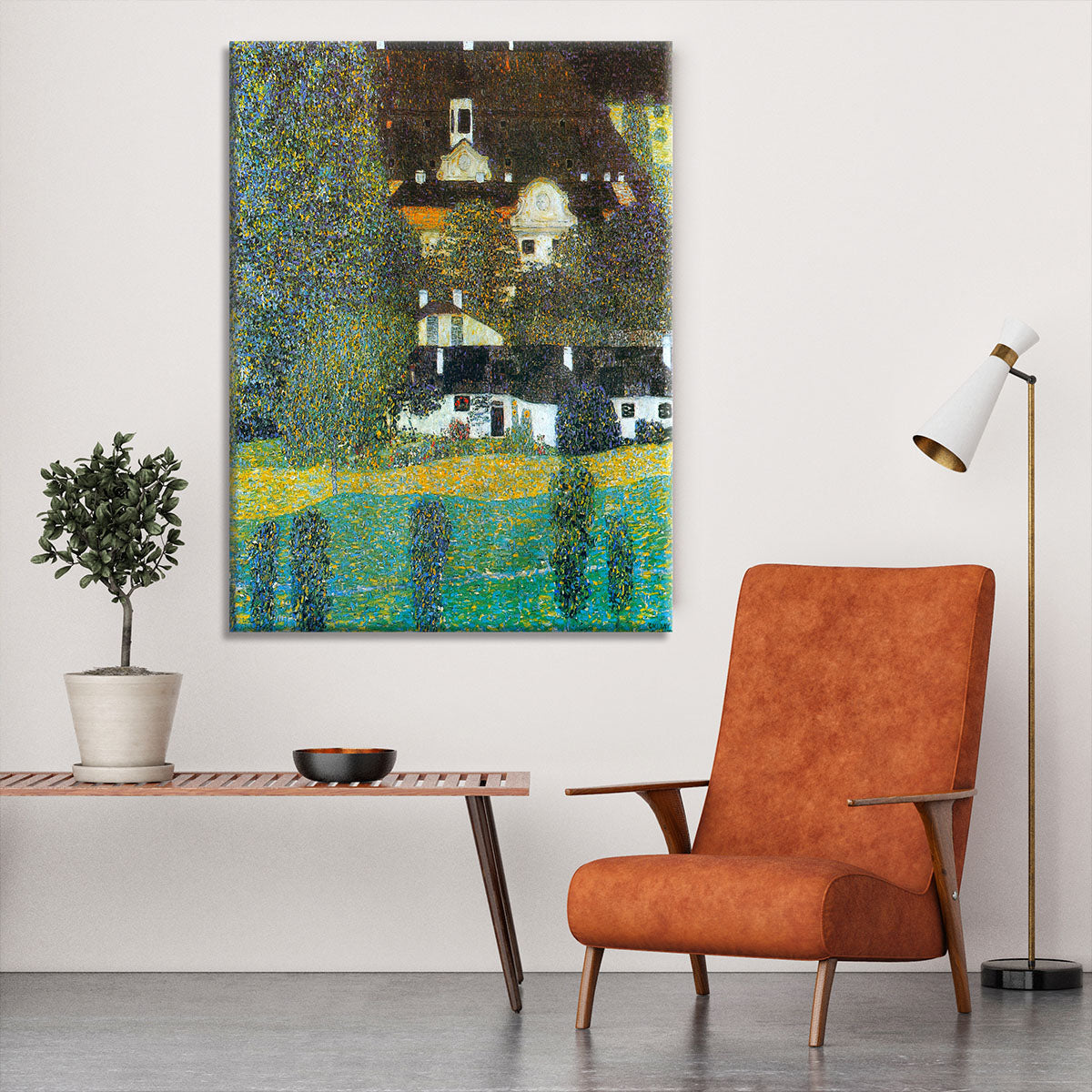 Castle Chamber at Attersee II by Klimt Canvas Print or Poster - Canvas Art Rocks - 6