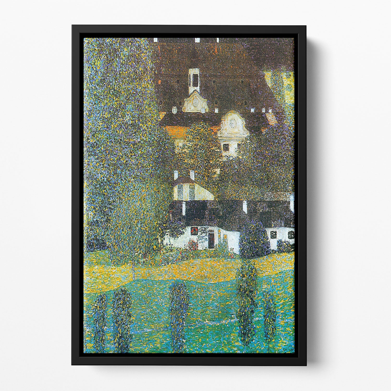 Castle Chamber at Attersee II by Klimt Floating Framed Canvas