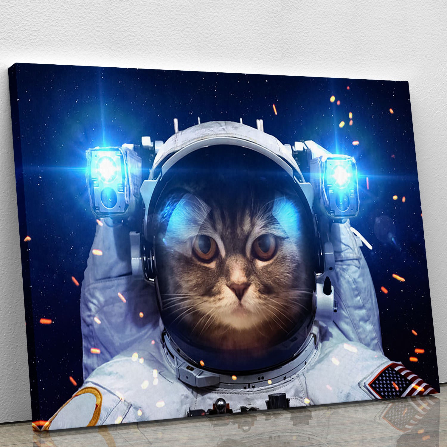 Cat in Space Canvas Print or Poster - Canvas Art Rocks - 1
