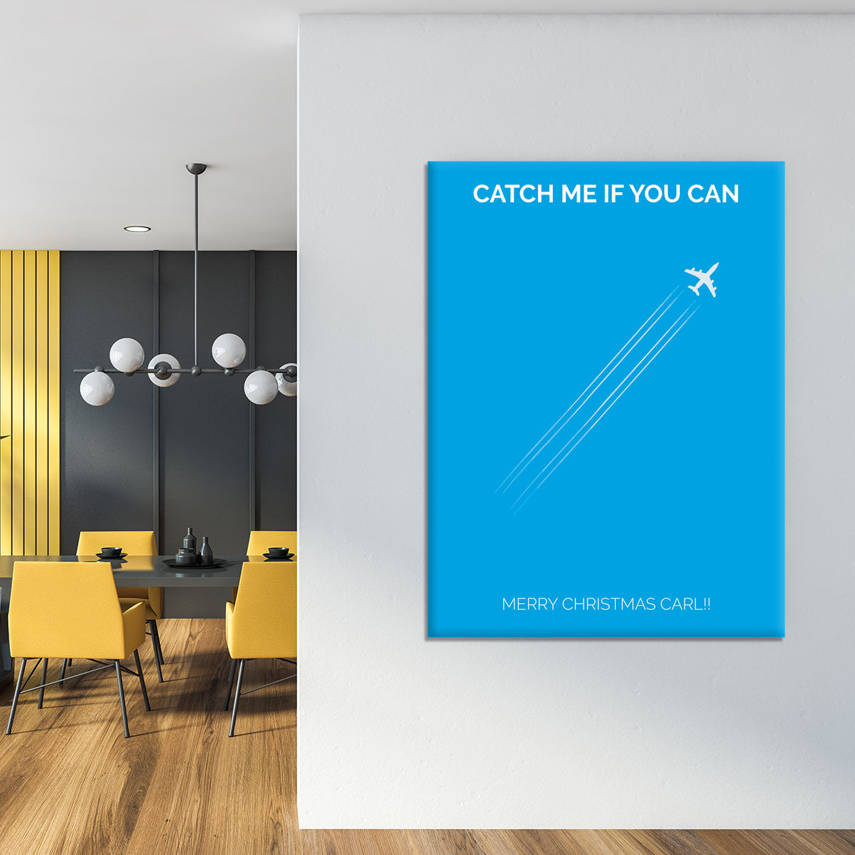 Catch Me If You Can Minimal Movie Canvas Print or Poster - Canvas Art Rocks - 4
