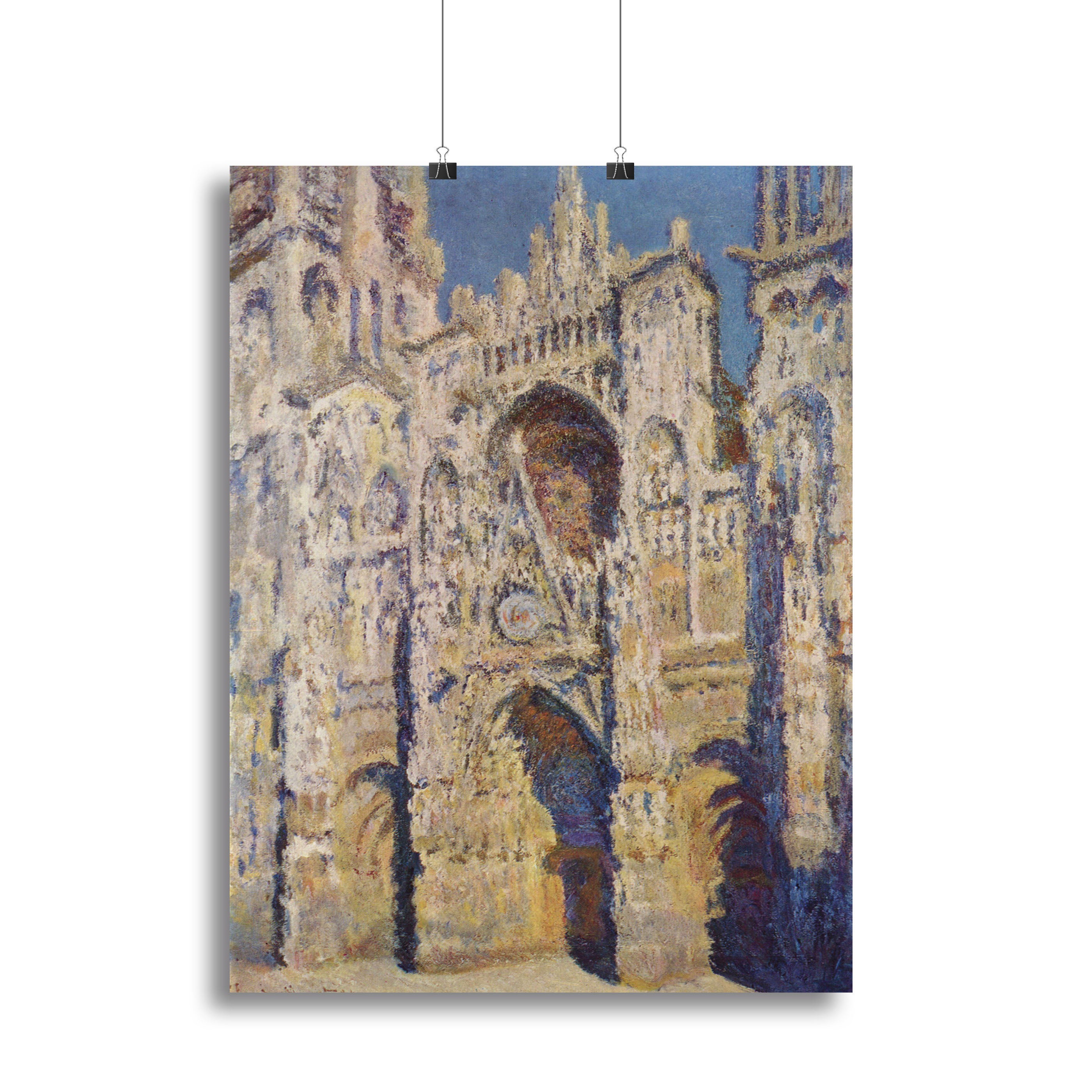 Cathedral at Rouen by Monet Canvas Print or Poster - Canvas Art Rocks - 2