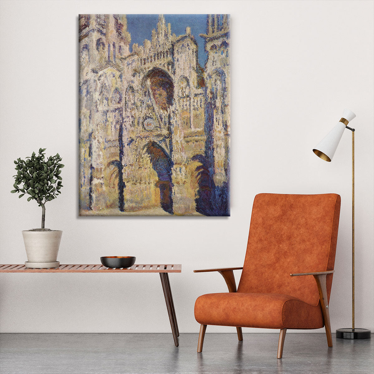 Cathedral at Rouen by Monet Canvas Print or Poster - Canvas Art Rocks - 6