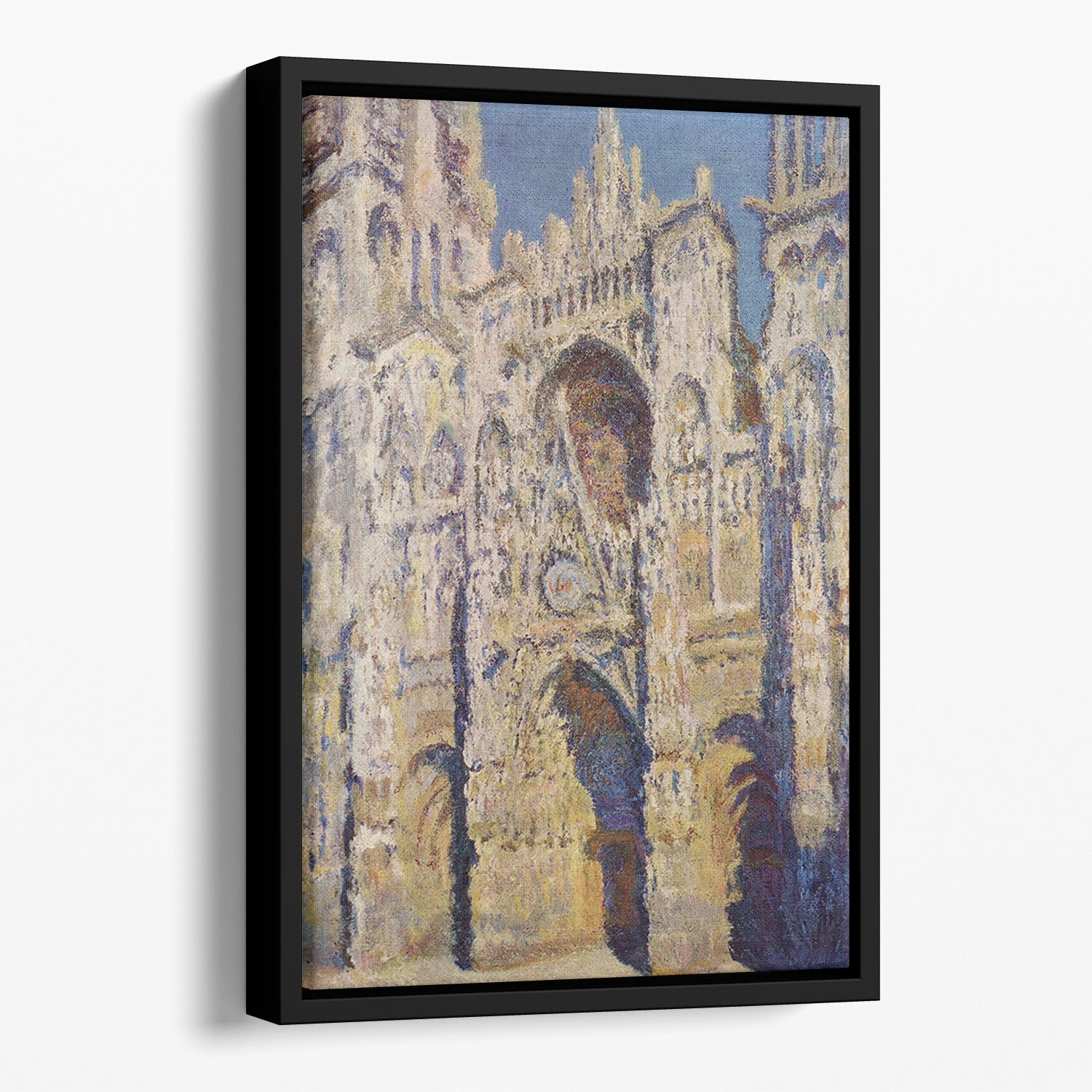 Cathedral at Rouen by Monet Floating Framed Canvas
