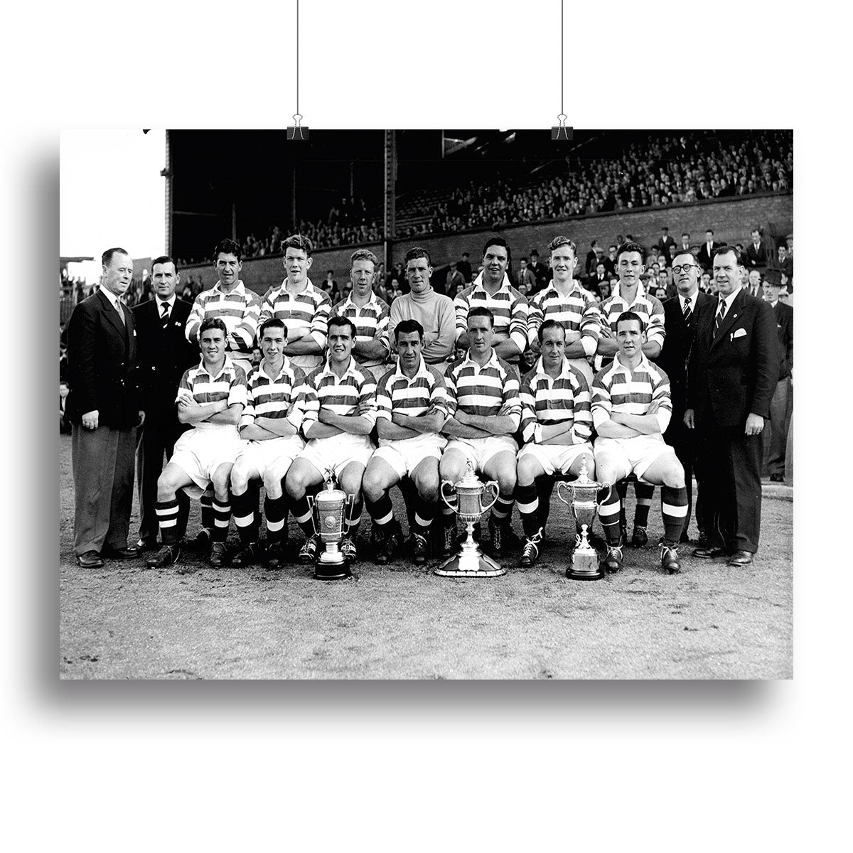 Celtic Scottish Cup Winning Team 1953-54 Canvas Print or Poster - Canvas Art Rocks - 2