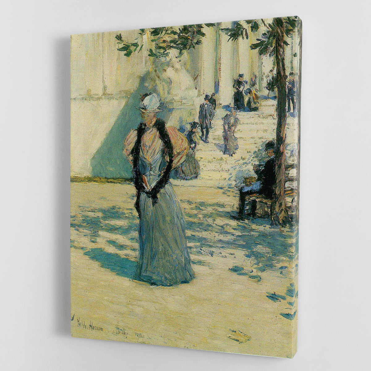 Characters in the sunlight by Hassam Canvas Print or Poster - Canvas Art Rocks - 1