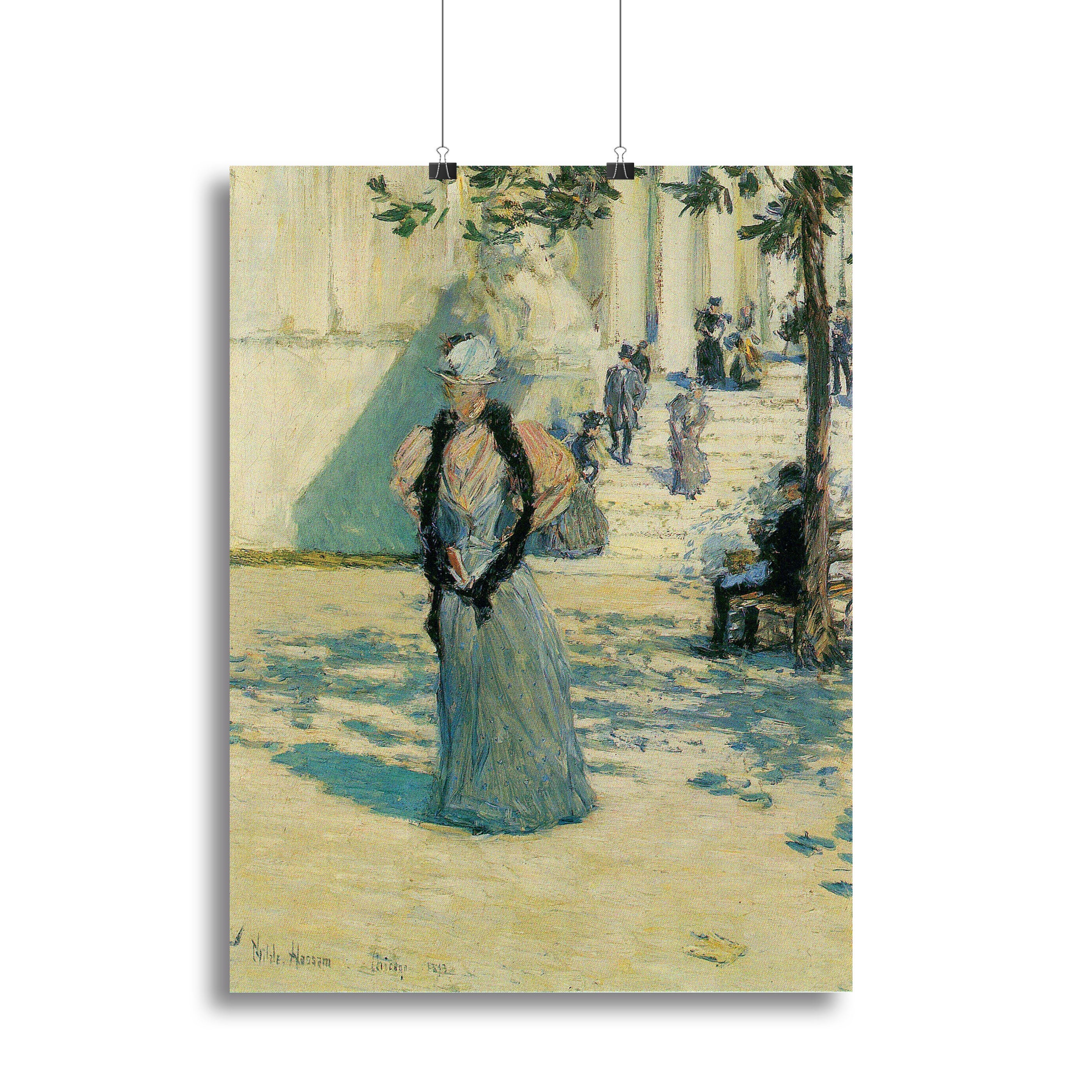 Characters in the sunlight by Hassam Canvas Print or Poster - Canvas Art Rocks - 2