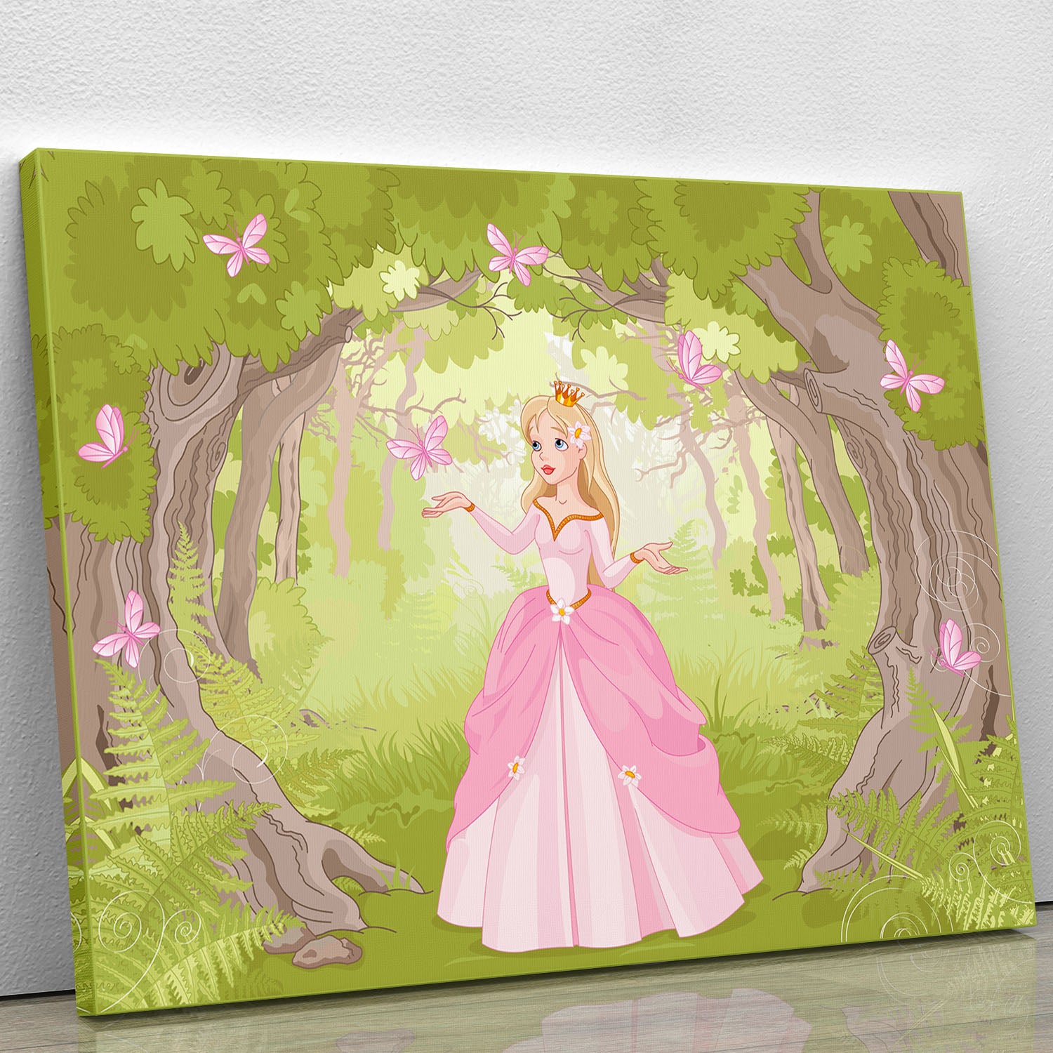 Charming princess a fantastic wood Canvas Print or Poster - Canvas Art Rocks - 1