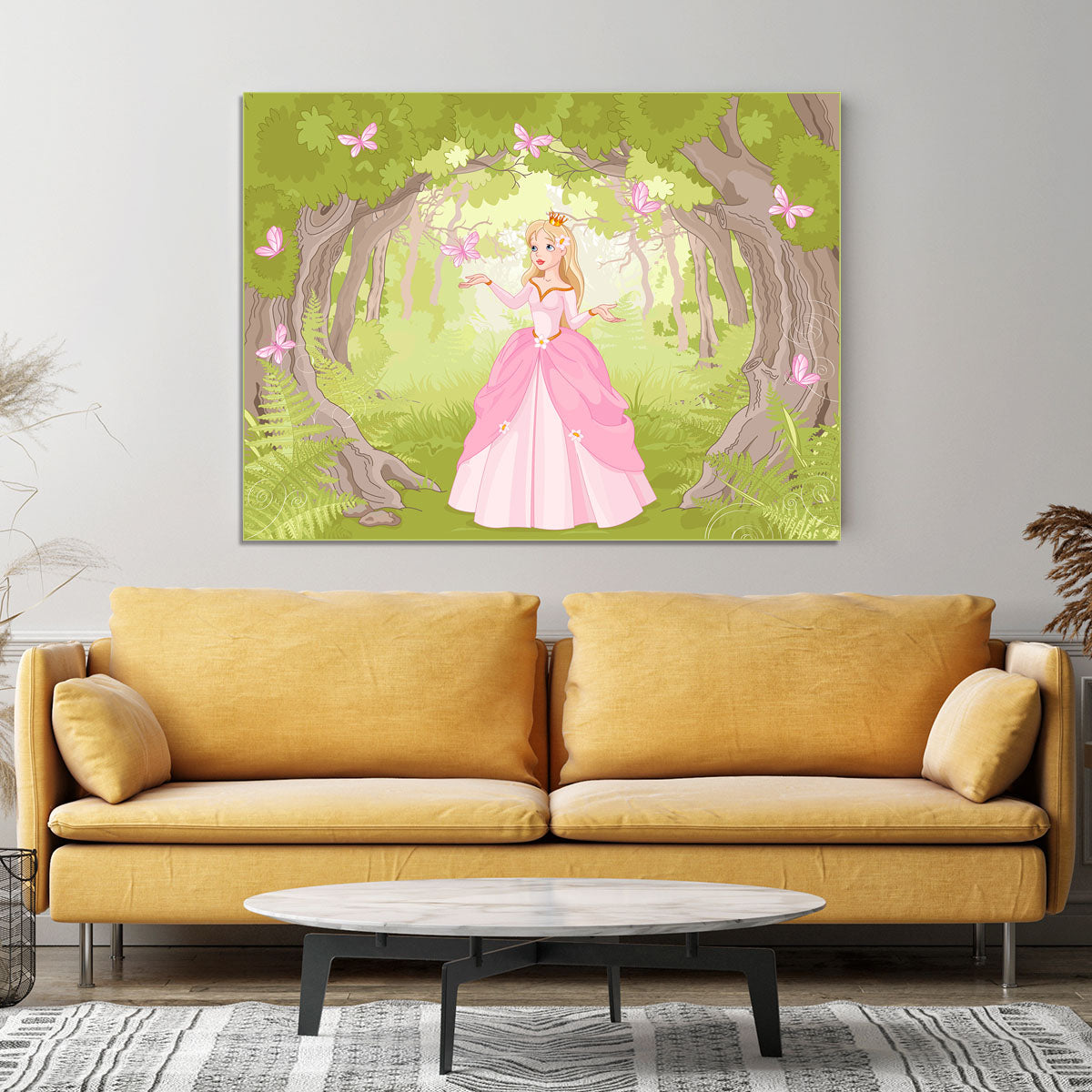 Charming princess a fantastic wood Canvas Print or Poster - Canvas Art Rocks - 4
