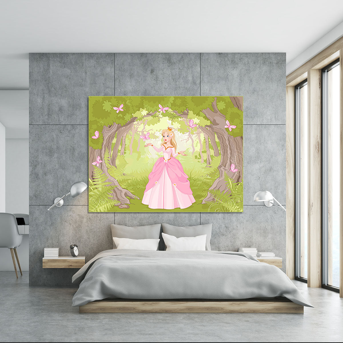 Charming princess a fantastic wood Canvas Print or Poster - Canvas Art Rocks - 5