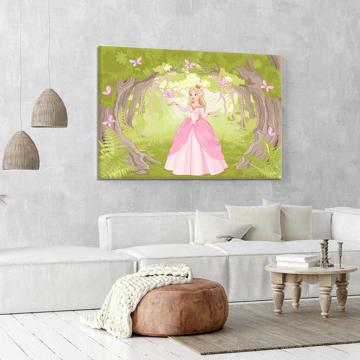 Charming princess a fantastic wood Canvas Print or Poster - Canvas Art Rocks - 6