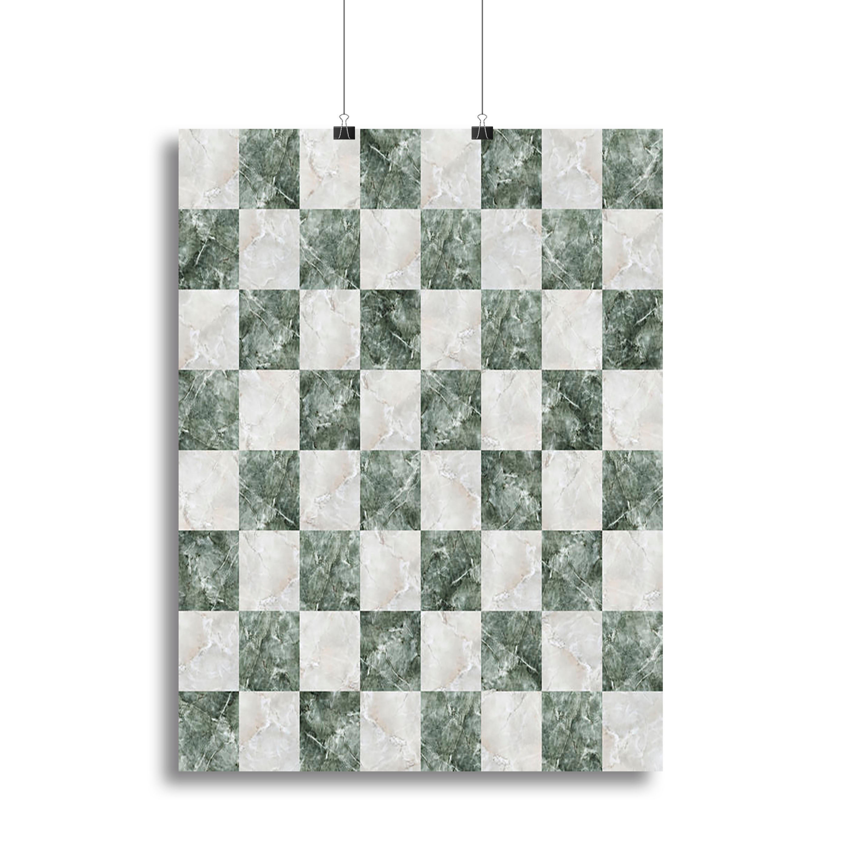 Checkered tiles seamless Canvas Print or Poster - Canvas Art Rocks - 2