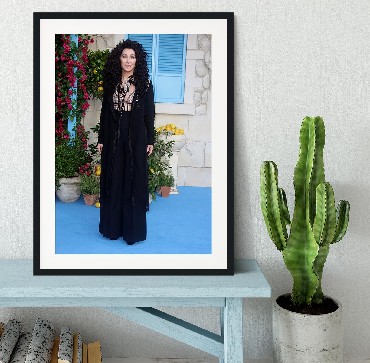 Cher Mamma Mia Framed Print - Canvas Art Rocks - 1