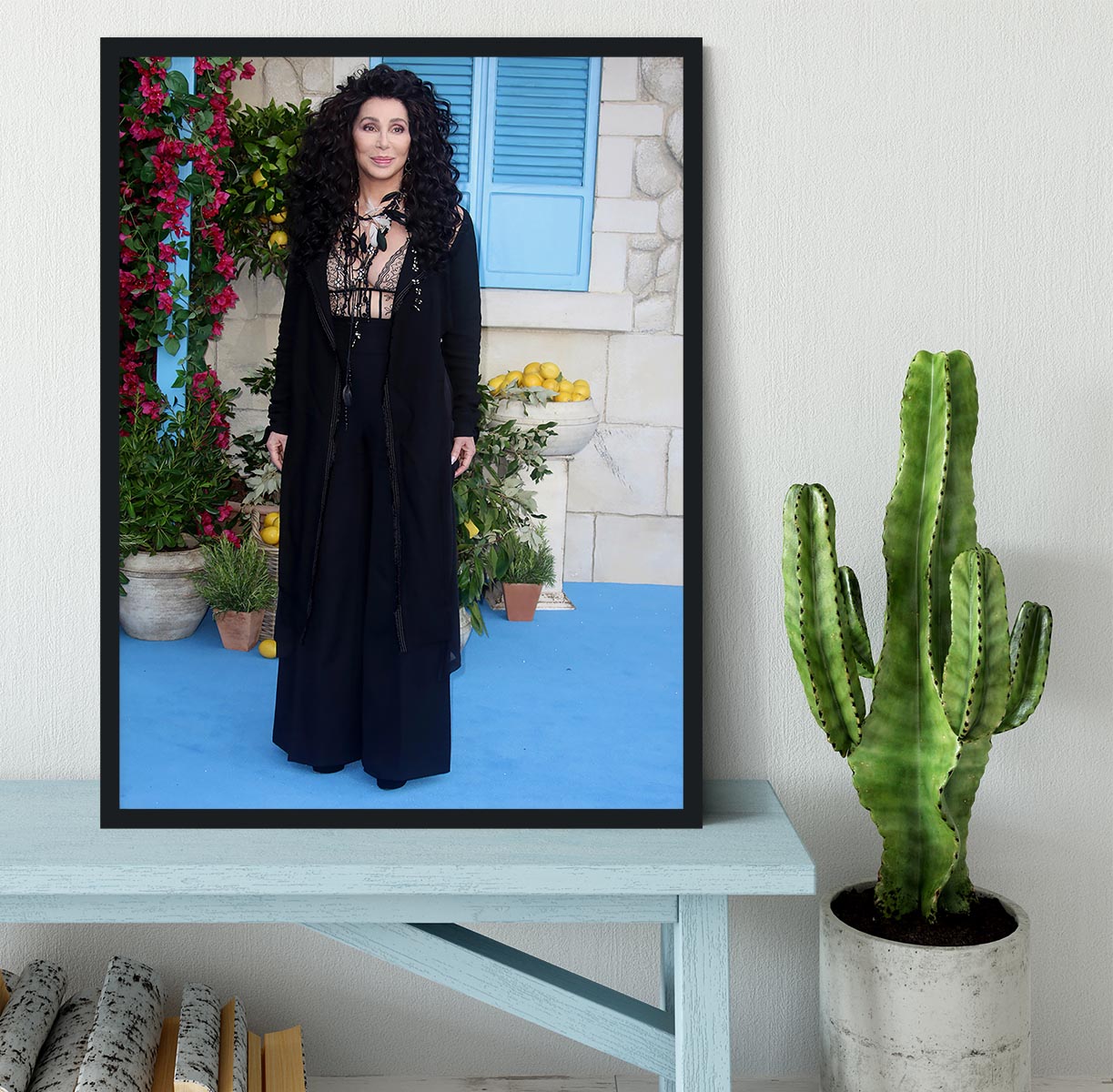 Cher Mamma Mia Framed Print - Canvas Art Rocks - 2