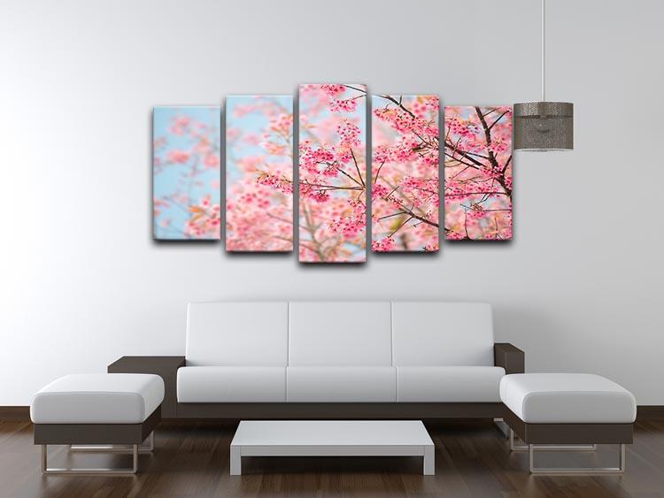 Cherry Blossom 5 Split Panel Canvas  - Canvas Art Rocks - 3