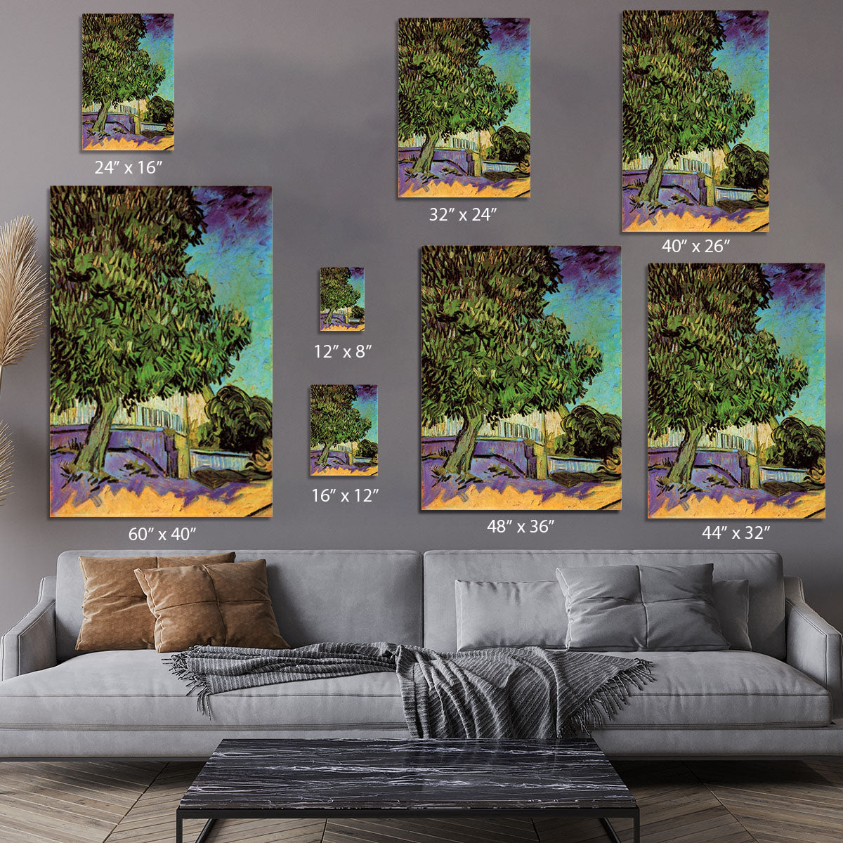 Chestnut Tree in Blossom by Van Gogh Canvas Print or Poster - Canvas Art Rocks - 7