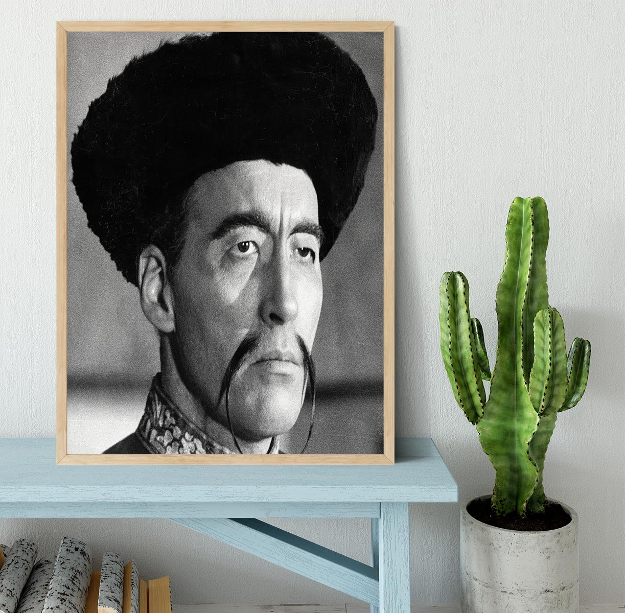 Christopher Lee in The Face of Fun Manchu Framed Print - Canvas Art Rocks - 4