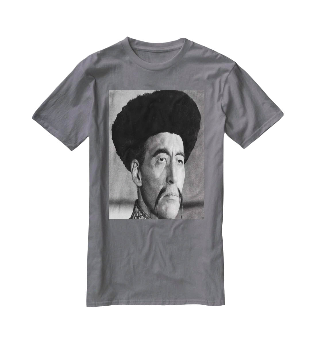Christopher Lee in The Face of Fun Manchu T-Shirt - Canvas Art Rocks - 3