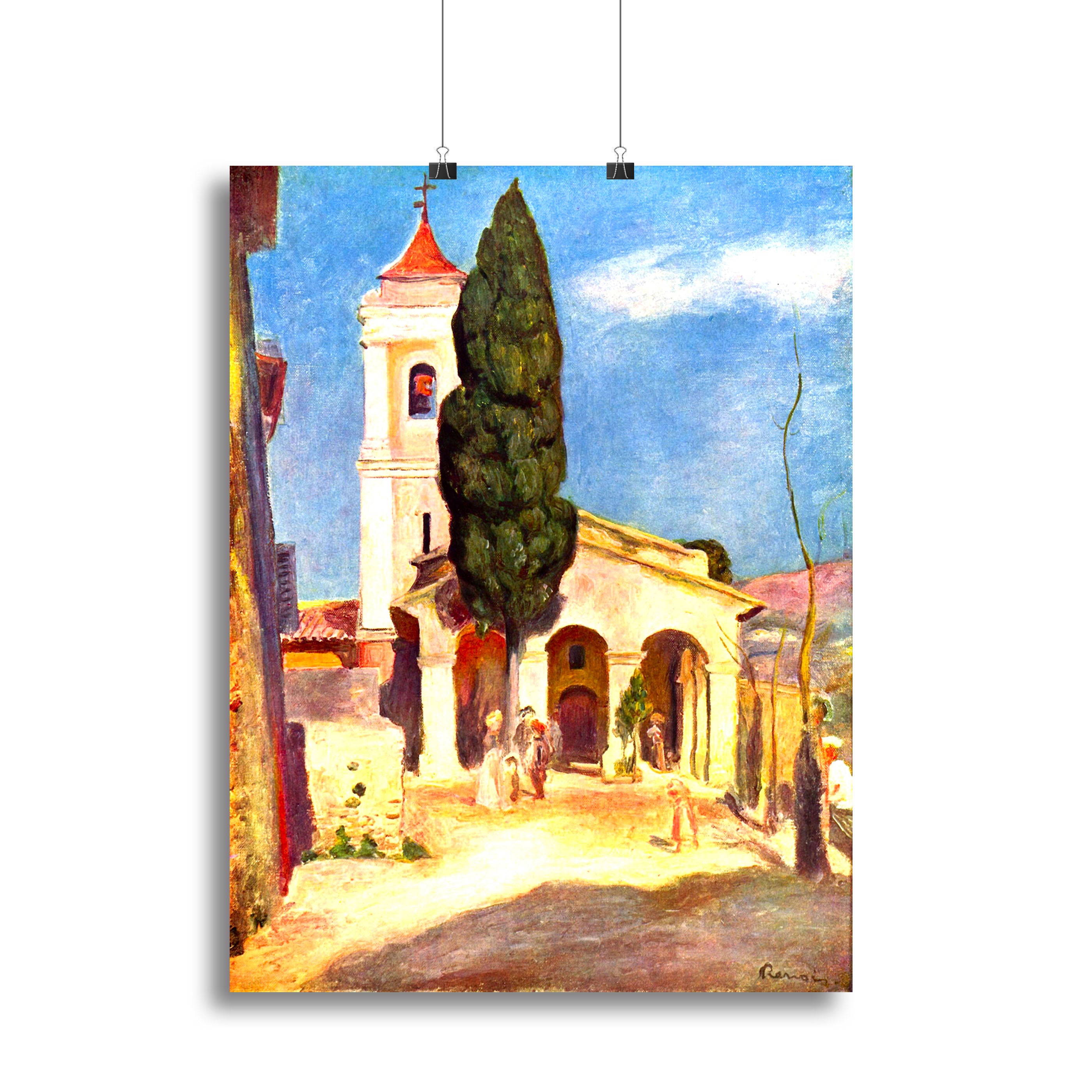Church in Cagnes by Renoir Canvas Print or Poster - Canvas Art Rocks - 2