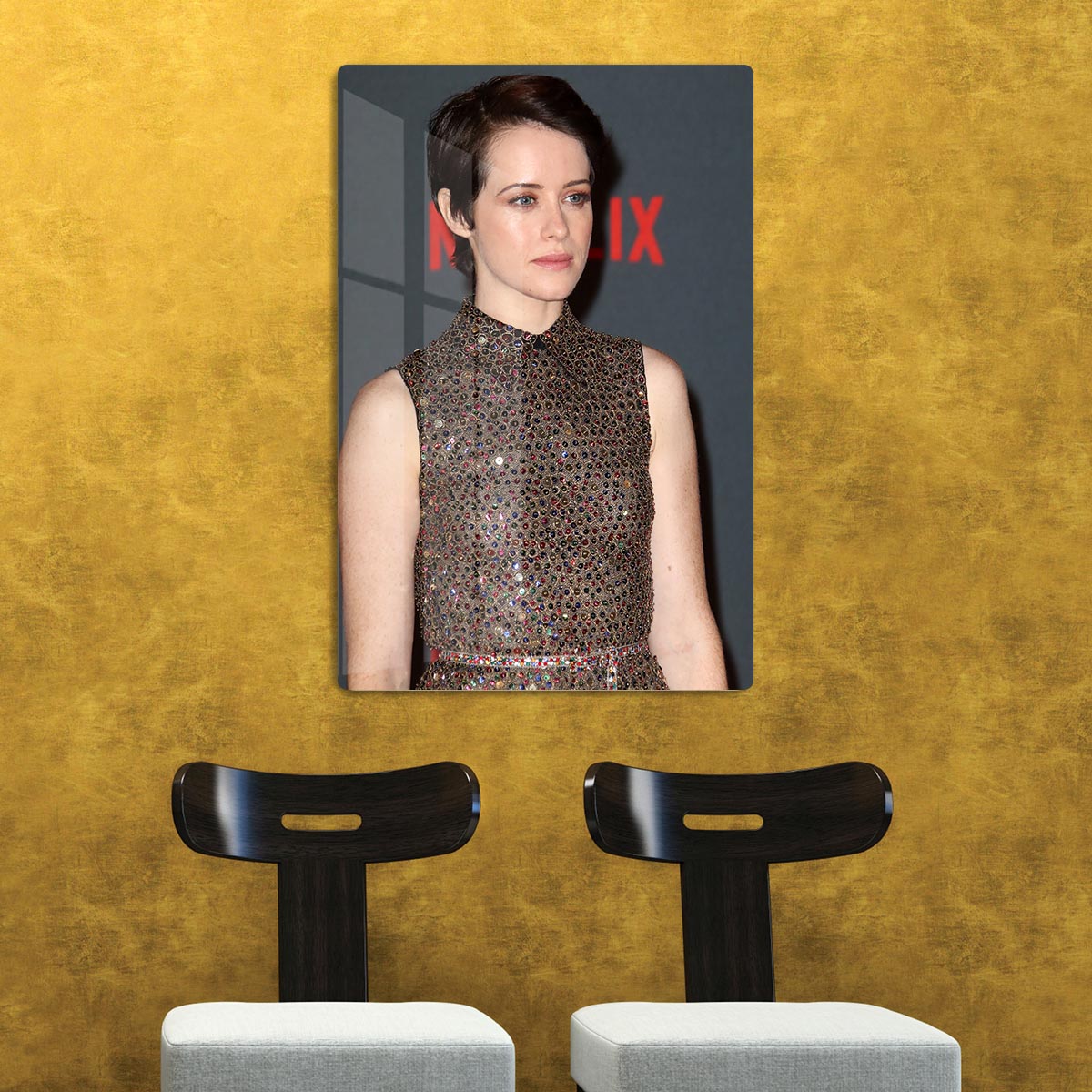 Claire Foy without a Crown HD Metal Print
