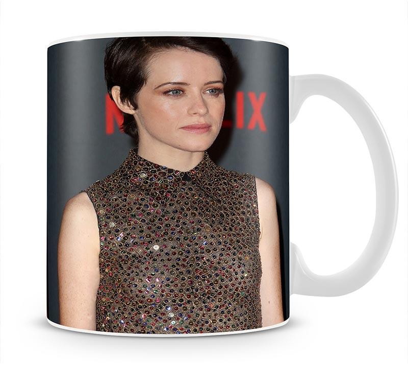 Claire Foy without a Crown Mug - Canvas Art Rocks - 1