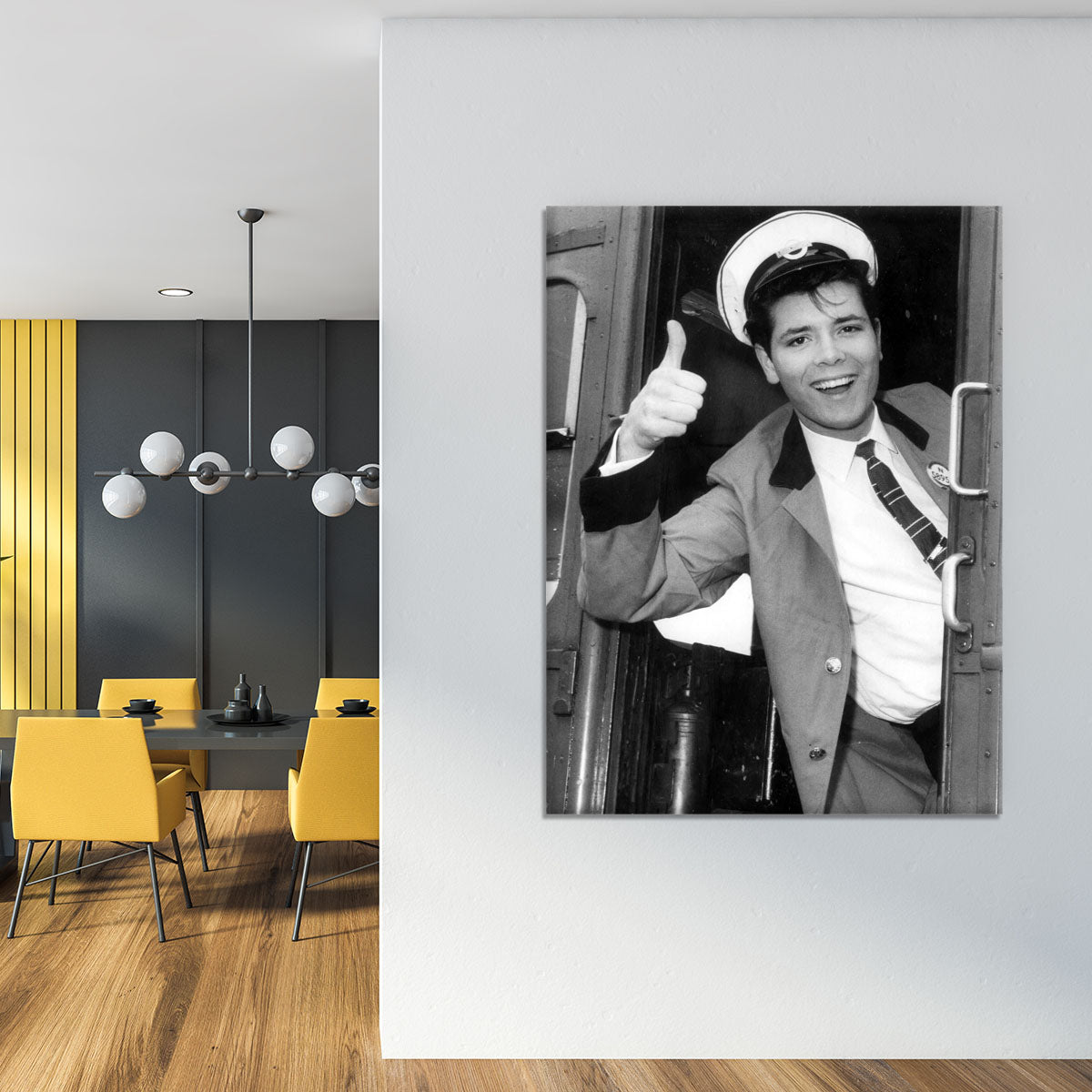 Cliff Richard on a bus Canvas Print or Poster - Canvas Art Rocks - 4