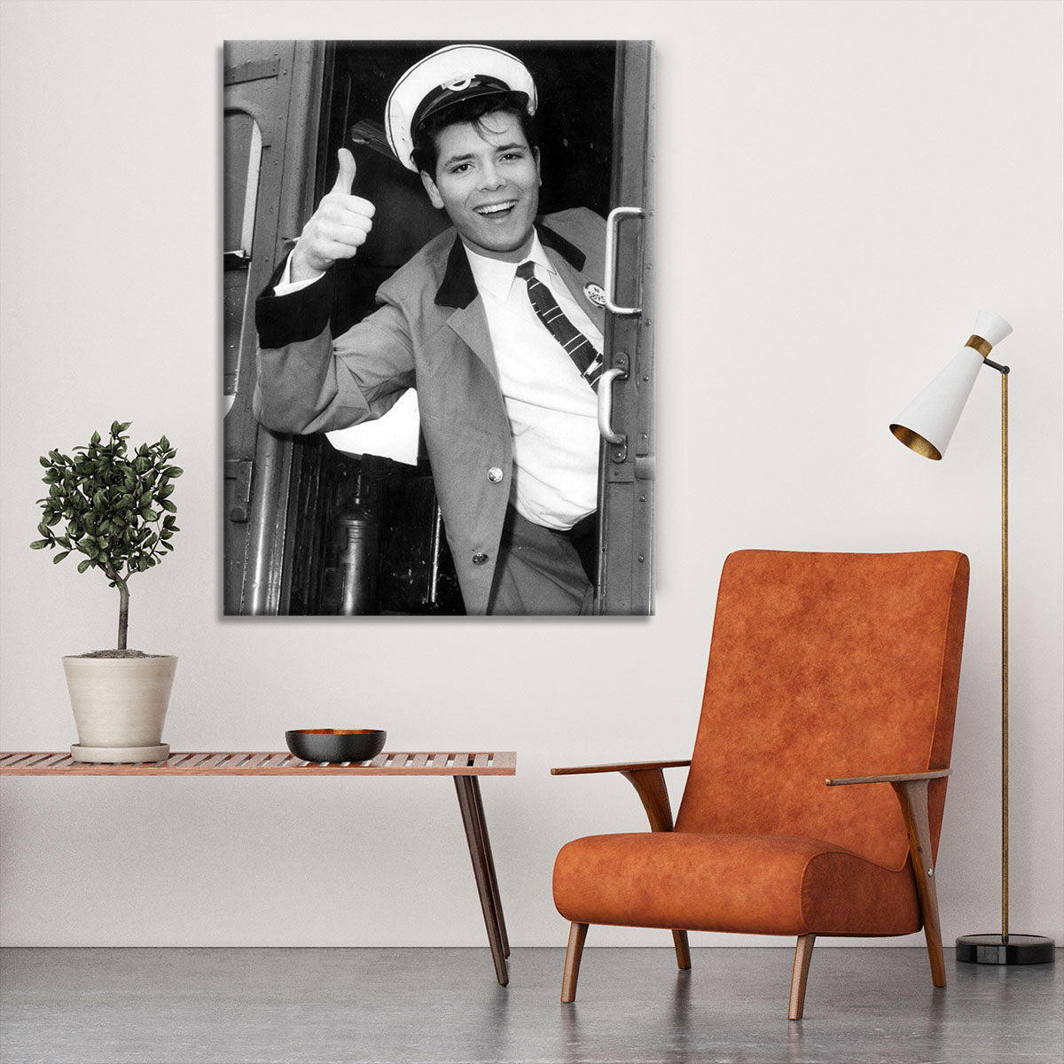 Cliff Richard on a bus Canvas Print or Poster - Canvas Art Rocks - 6