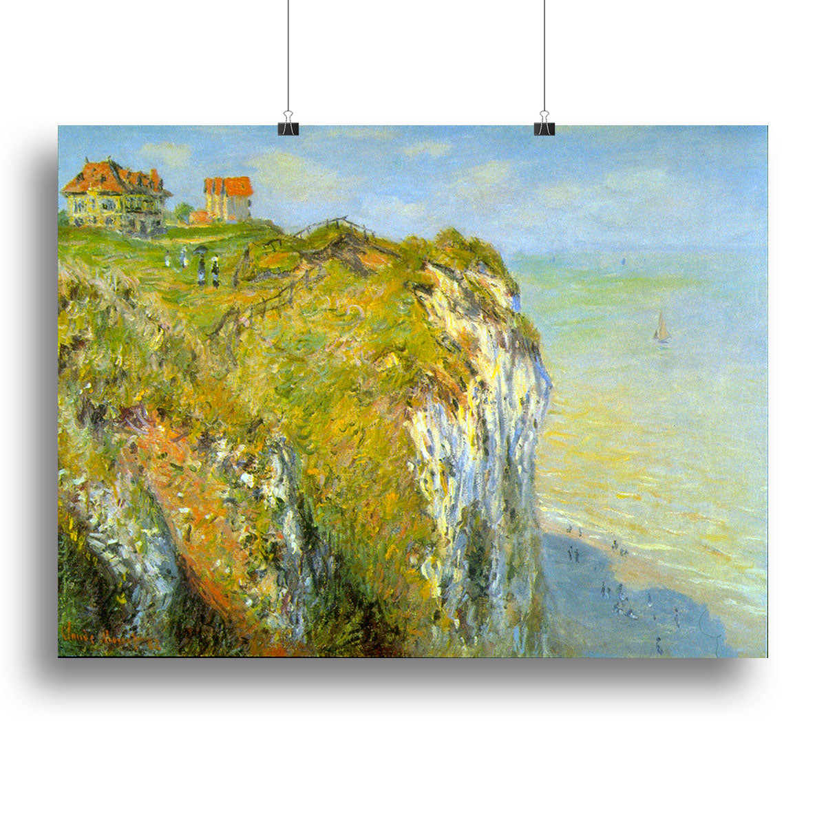 Cliffs by Monet Canvas Print or Poster - Canvas Art Rocks - 2