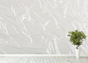 Closeup of wrinkled plastic Wall Mural Wallpaper - Canvas Art Rocks - 4