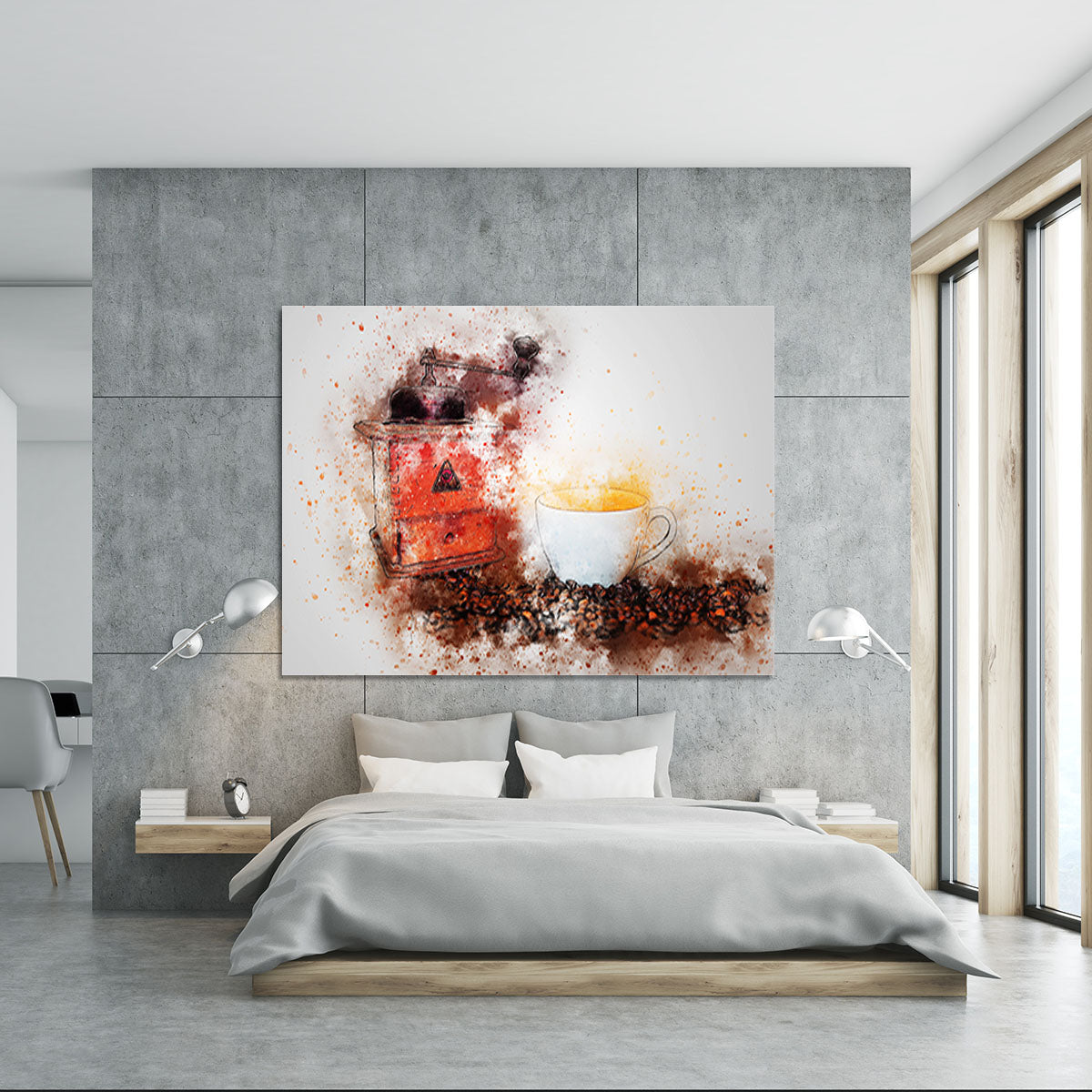 Coffee Painting Canvas Print or Poster - Canvas Art Rocks - 5