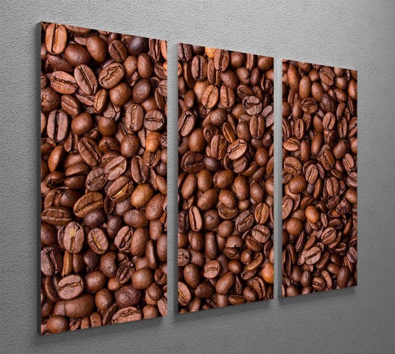 Coffee grains 3 Split Panel Canvas Print - Canvas Art Rocks - 2