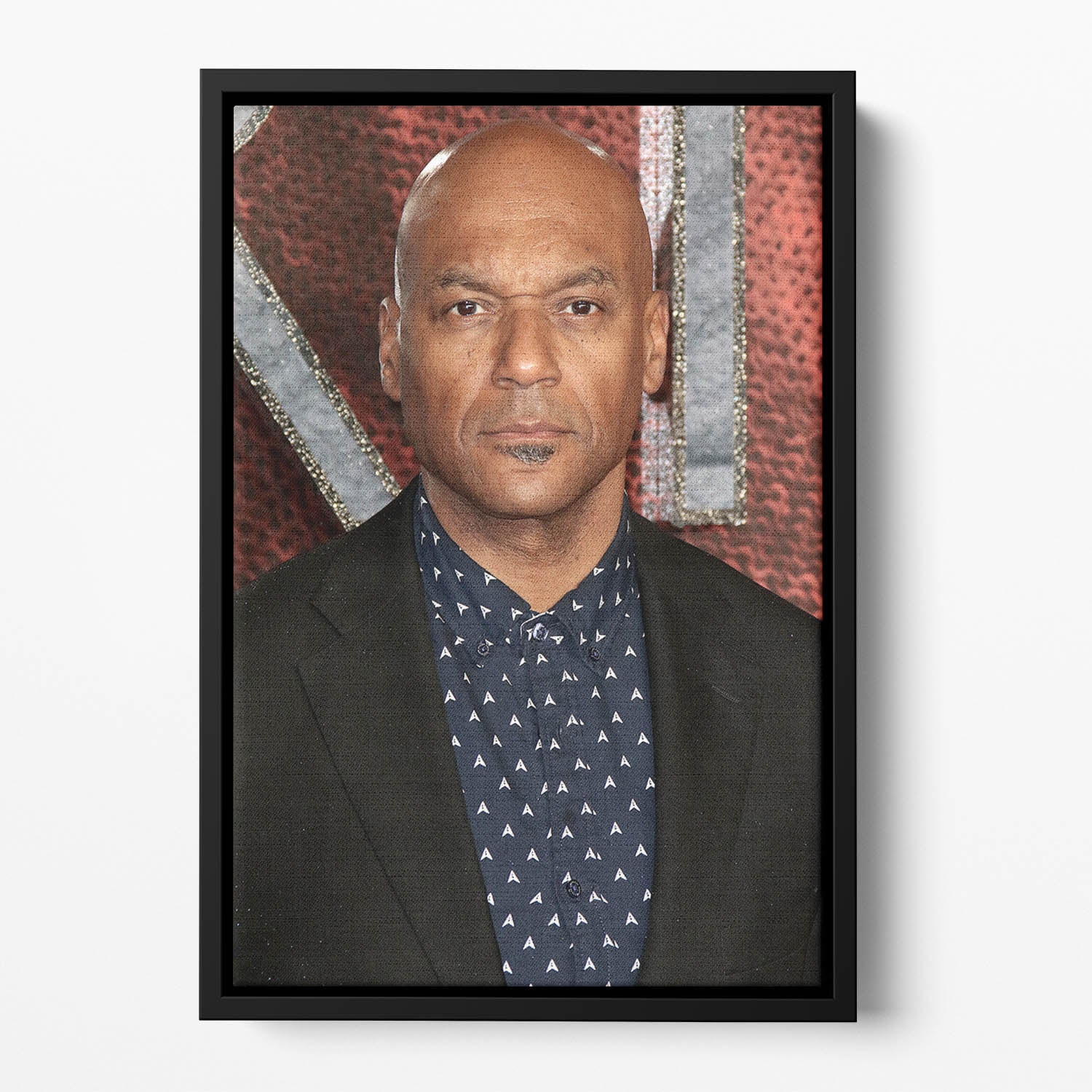 Colin Salmon Floating Framed Canvas