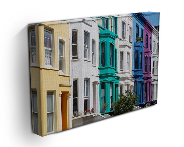 Colorful english houses Canvas Print or Poster - Canvas Art Rocks - 3