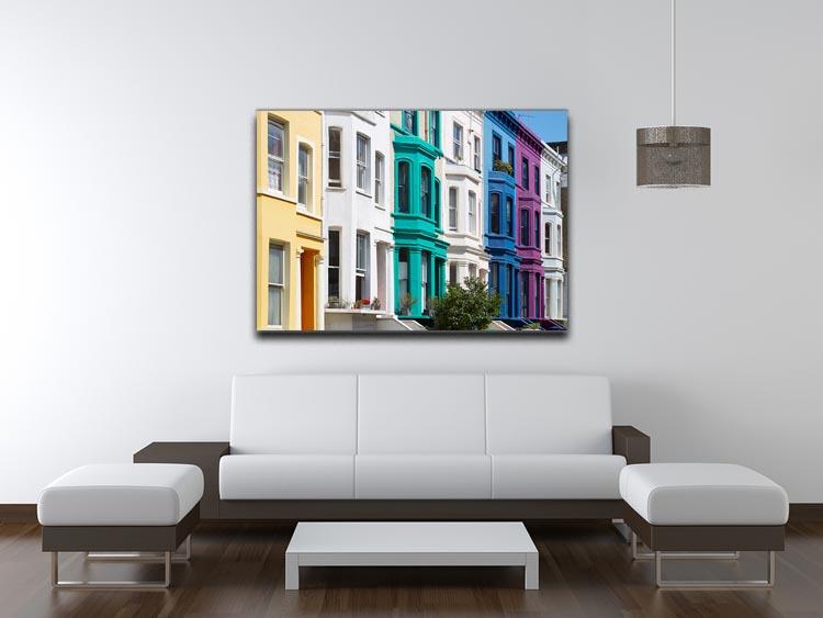 Colorful english houses Canvas Print or Poster - Canvas Art Rocks - 4