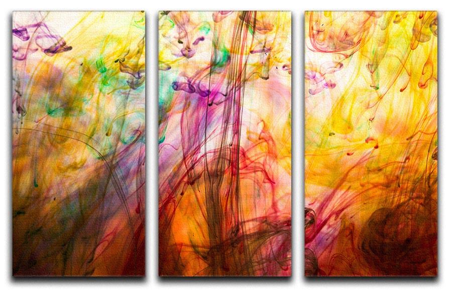 Colorful motion blur background 3 Split Panel Canvas Print - Canvas Art Rocks - 1