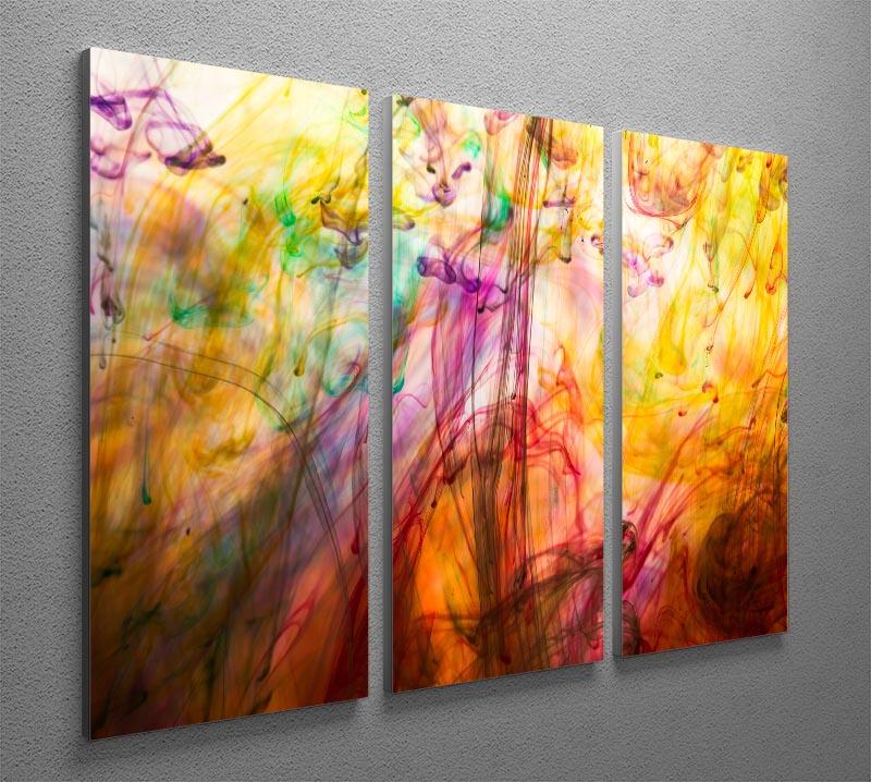 Colorful motion blur background 3 Split Panel Canvas Print - Canvas Art Rocks - 2