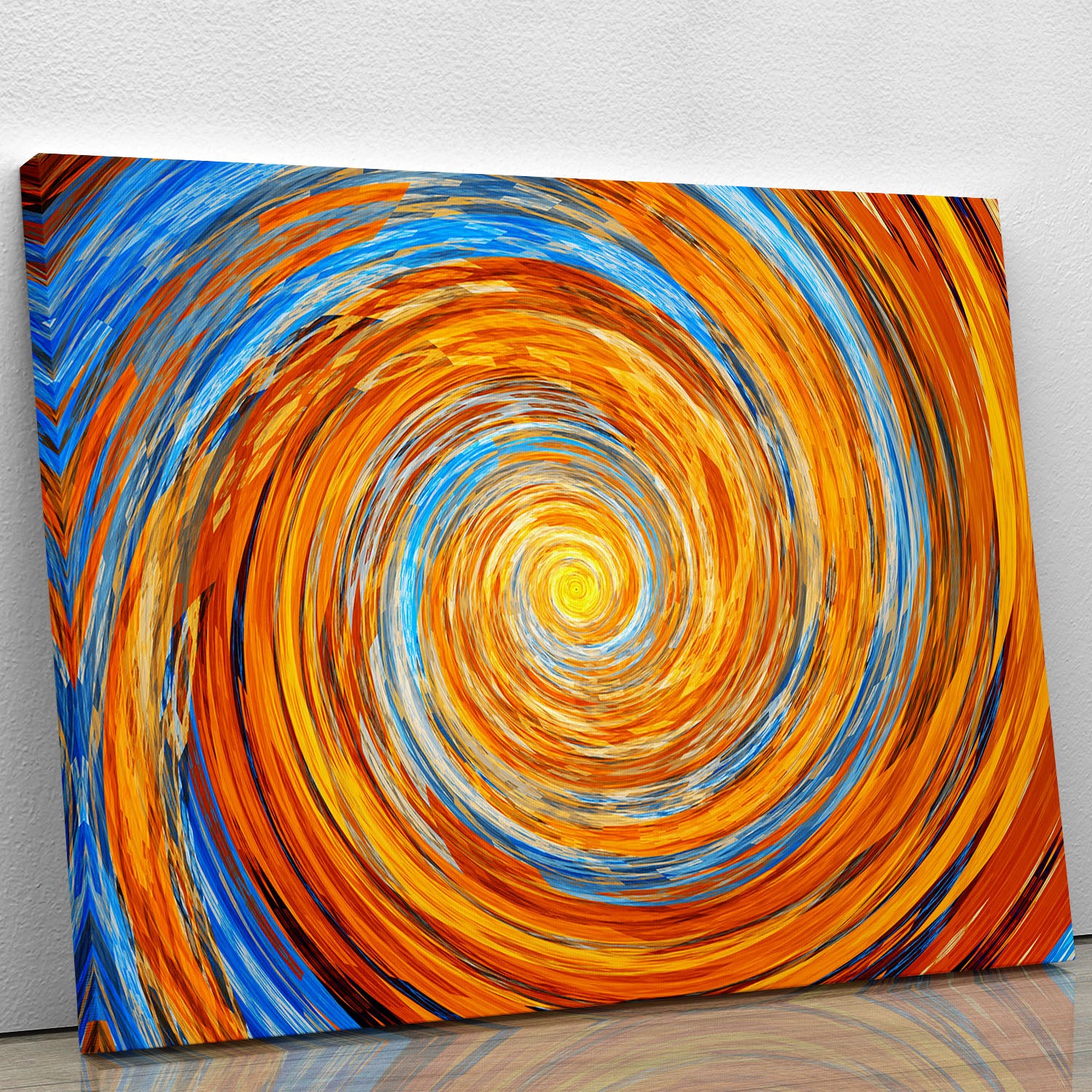Colorful spiral fractal Canvas Print or Poster - Canvas Art Rocks - 1