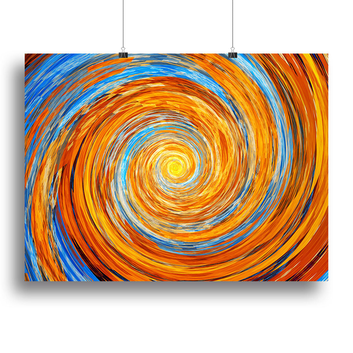Colorful spiral fractal Canvas Print or Poster - Canvas Art Rocks - 2