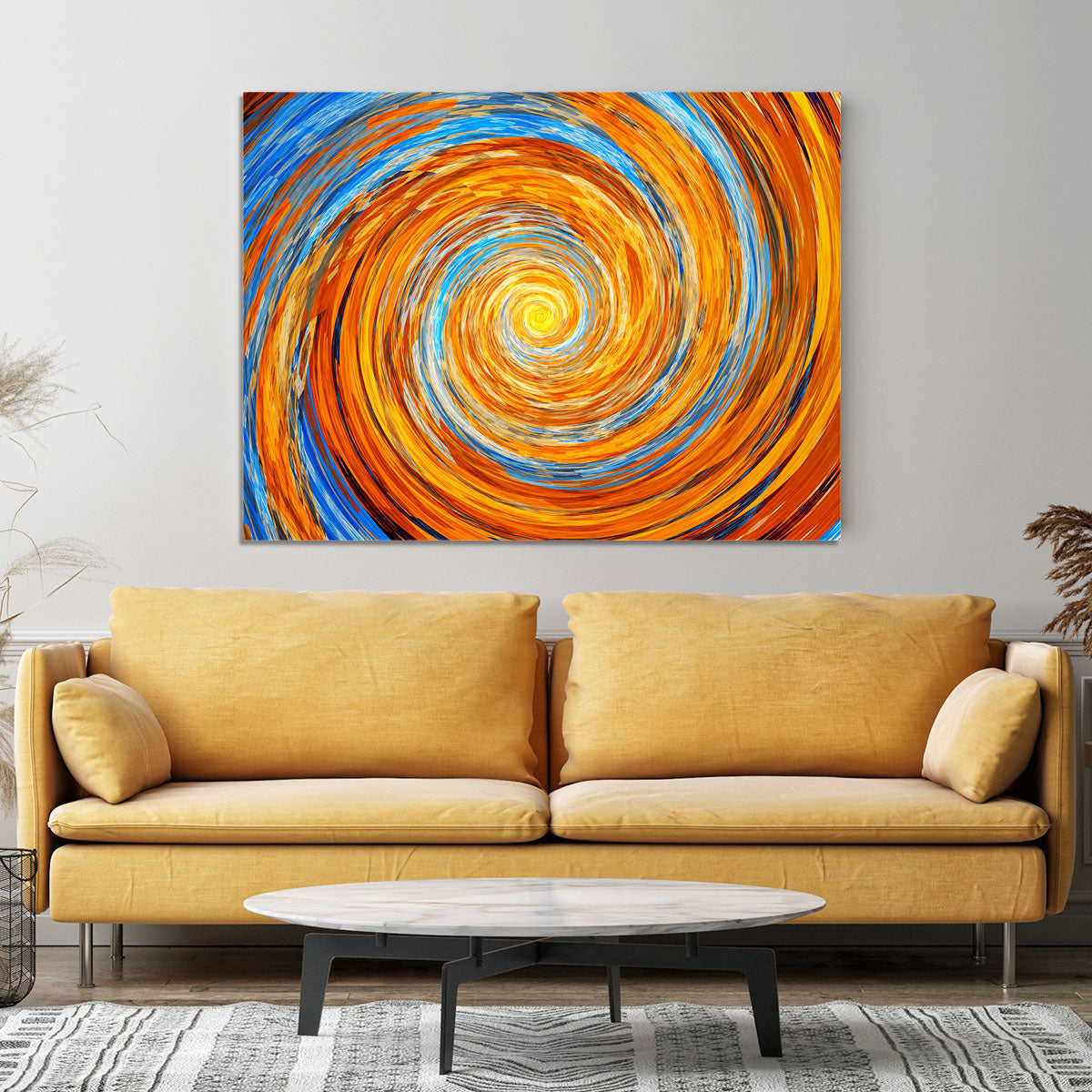 Colorful spiral fractal Canvas Print or Poster - Canvas Art Rocks - 4