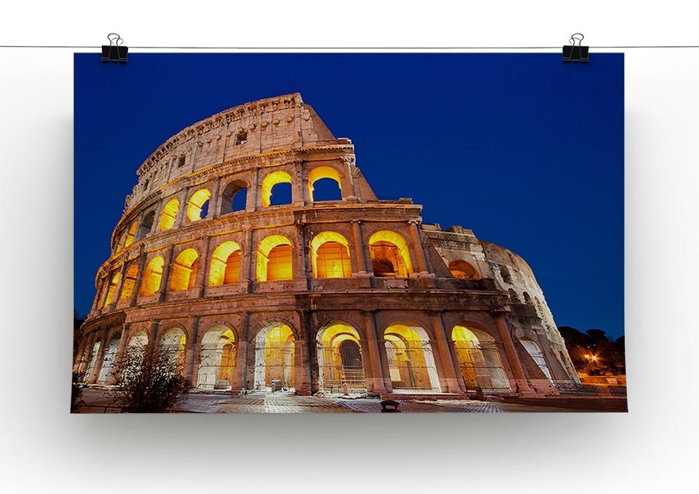 Colosseum Dome at dusk Canvas Print or Poster - Canvas Art Rocks - 2